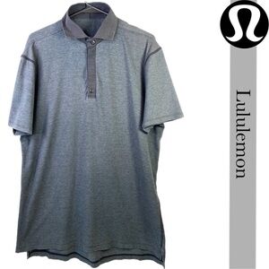 Lululemon Athletica Gray Polo Shirt